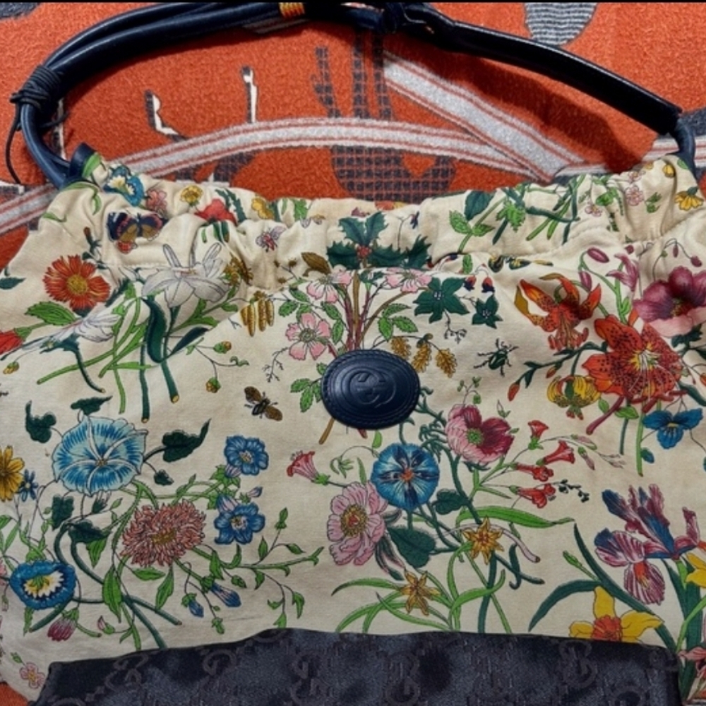 VINTAGE GUCCI ❤️🌟FLORA BAG ⭐️ - Picture 7 of 12
